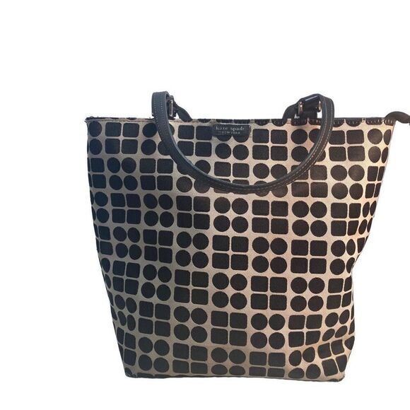KATE SPADE VINTAGE Noel Pattern Chelsea Tote 10.5X4X8.75 - Picture 1 of 12